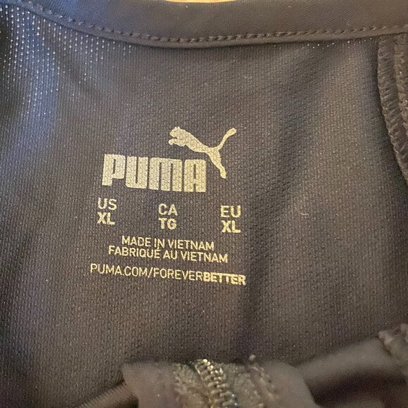 NWT Puma 1/4 zip XL Deep Navy - Picture 4 of 5